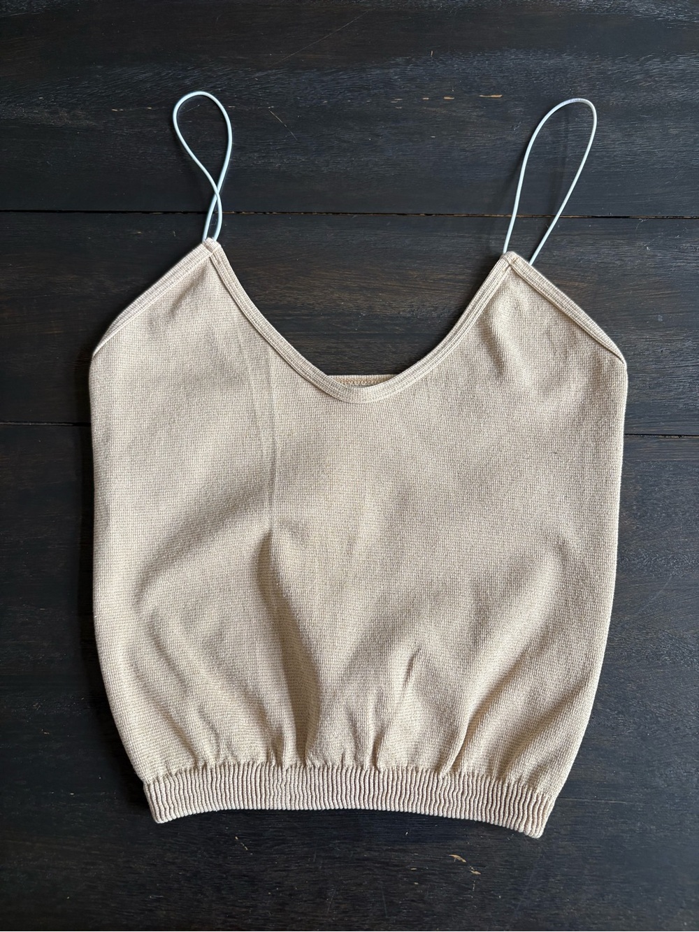 Intimately Free People Spaghetti Strap Sparkly Gold Cami Tank XS/S